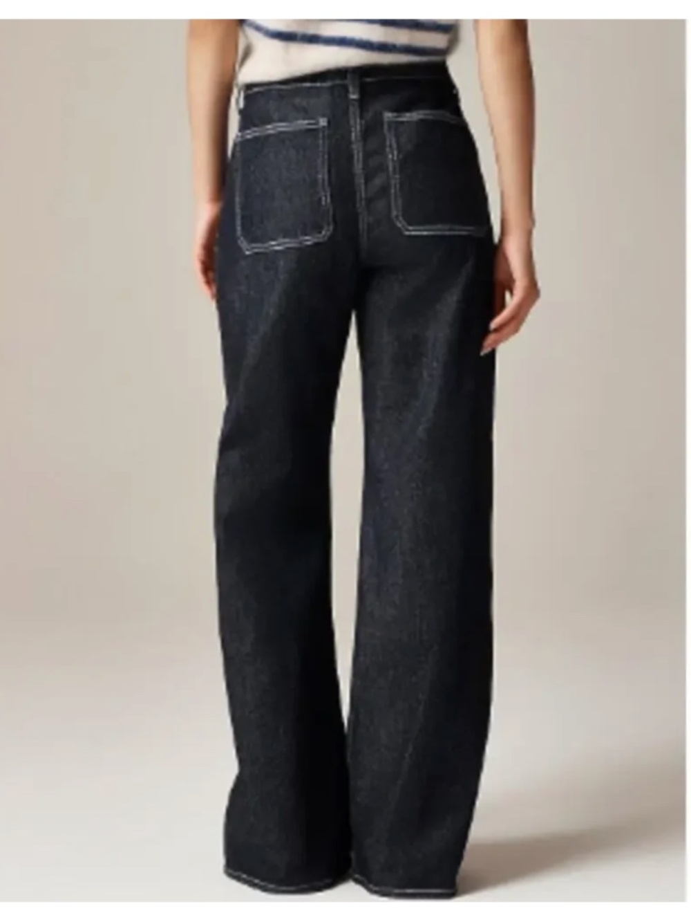 J. Crew Camp-Pocket Wide-Leg Indigo Wash Jean Size 29 - Picture 3 of 14